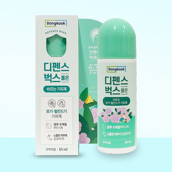 디펜스벅스 롤온 바르는 모기 털진드기 기피제 65ml