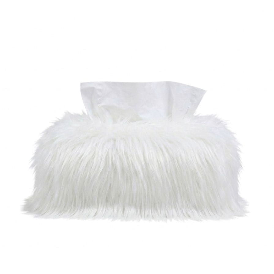 디피테 화이트 프아르 티슈케이스 poil tissue case_ white