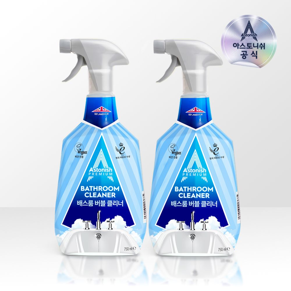 배스룸 클리너 750ml 2개 욕실청소세제 가격 추이 아스토니쉬 배스룸 클리너 750ml 2개 욕실청소세제 - 최저가 25,600원