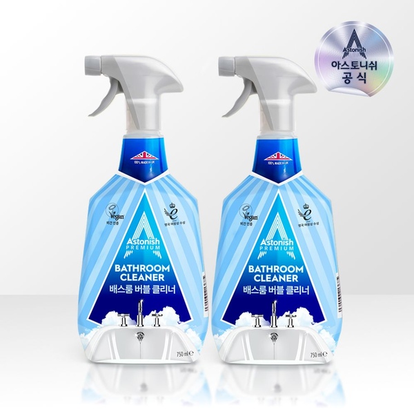 배스룸 클리너 750ml 2개 욕실청소세제