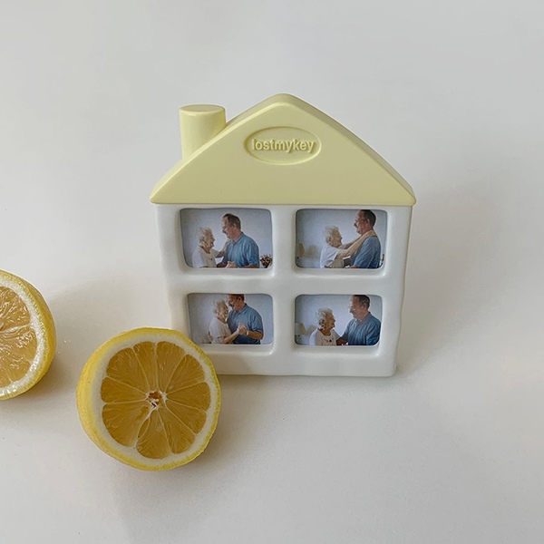 Window House 4cut Frame (Lemon)