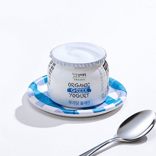 상하목장 유기농 그릭요거트 무가당플레인 80g*16입