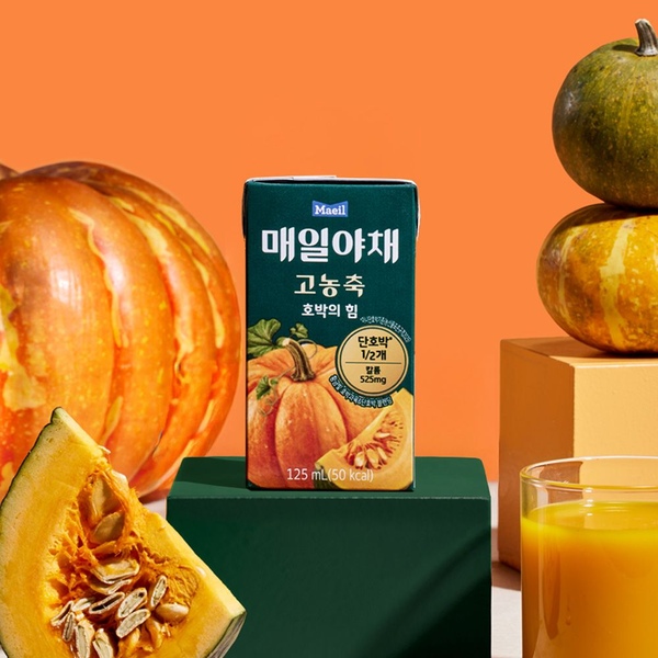 매일야채 고농축 호박의 힘 125ml 24팩