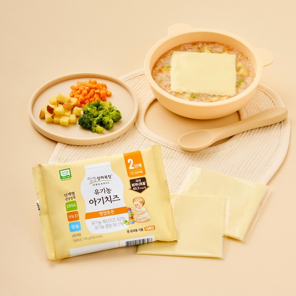*신제품/상하목장 유기농 아기치즈 170g 60매