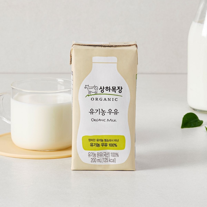 [오늘의집] 매일유업 *상하목장 유기농 멸균 백색 200ml 48팩