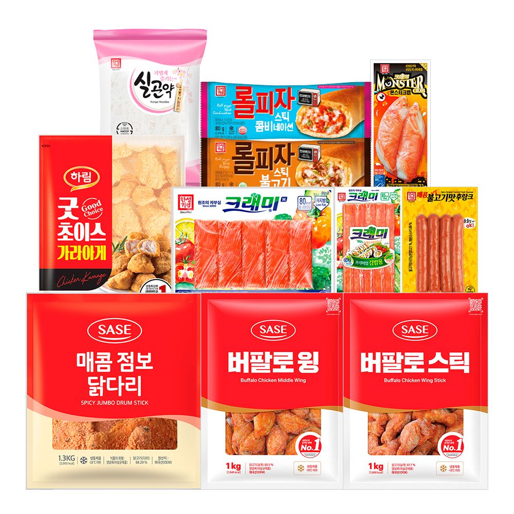사세 사세 매콤 점보 닭다리 1.3kg 2봉