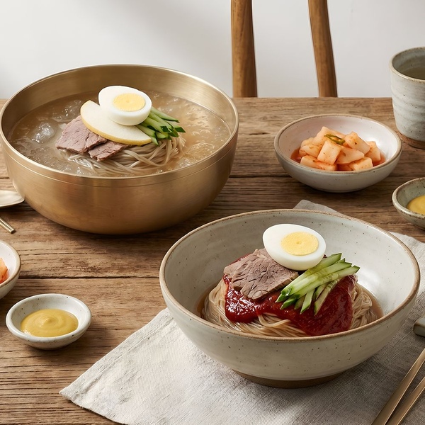 냉면 10인분 세트 밀키트 물냉 비냉 메밀냉면 칡냉면 도토리냉면