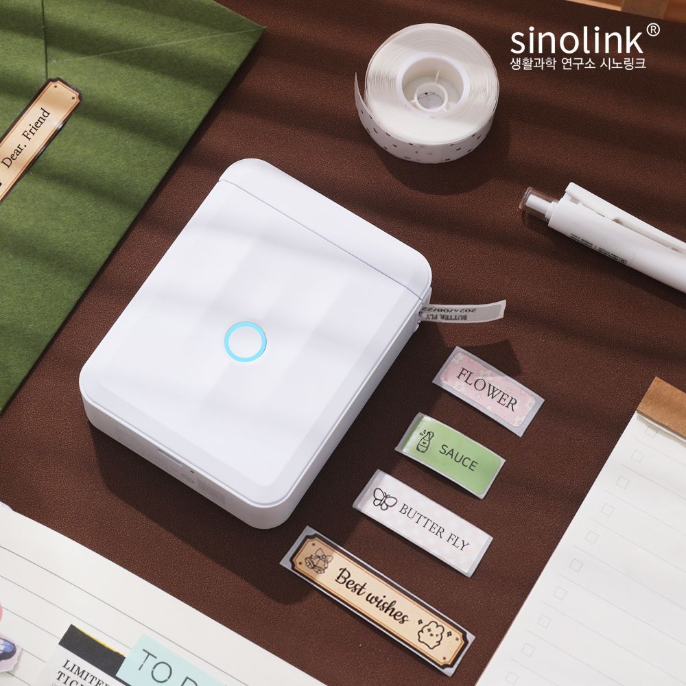 Niimbot 시노링크 NIIMBOT 라벨프린터 D110 님봇 휴대용 스티커 무선 라벨기