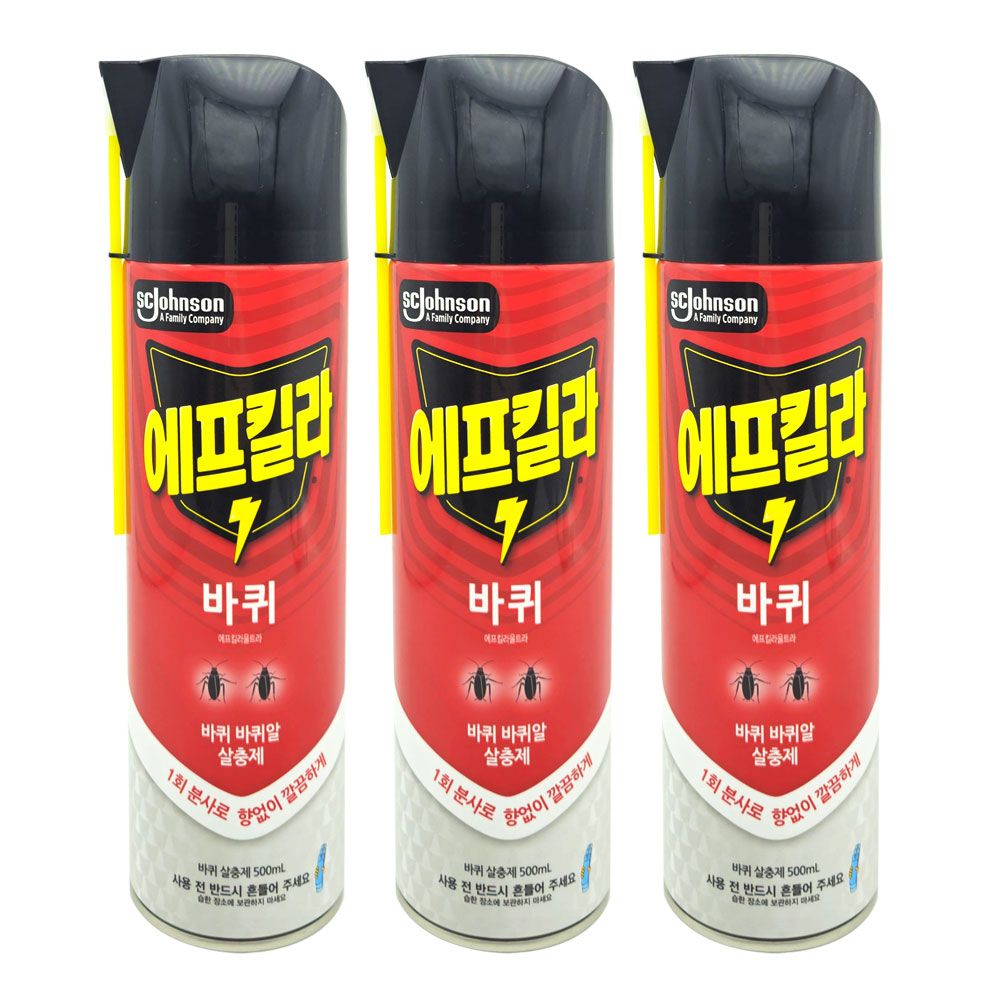 울트라 바퀴벌레약 살충제 500ML, 3개 / 거미 좀벌레 퇴치제 가격 추이 에프킬라 울트라 바퀴벌레약 살충제 500ML, 3개 / 거미 좀벌레 퇴치제 - 최저가 19,900원
