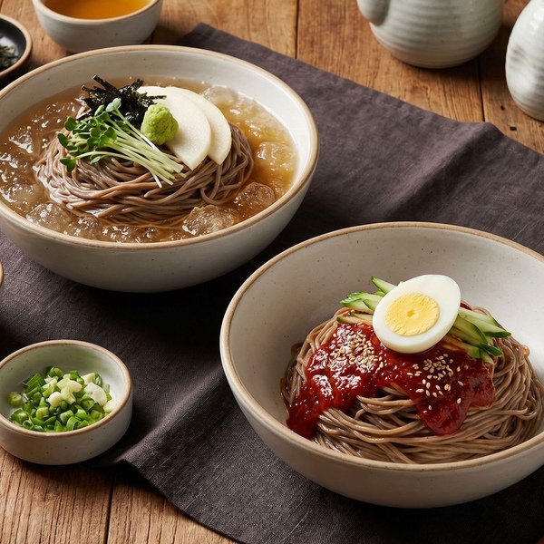 생 메밀소바 냉모밀 6인분 비빔모밀 판모밀 생면