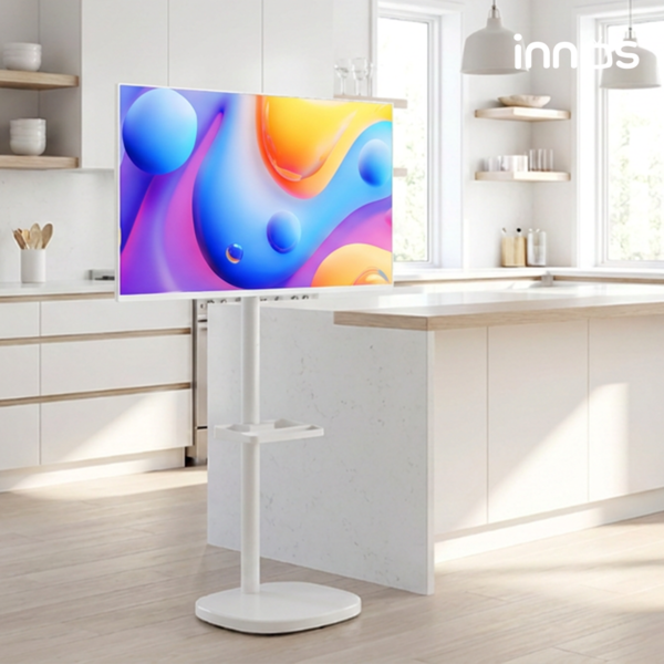 화이트 삼탠바이미 이동식 FHD TV 81cm(32인치) 스탠드 패키지