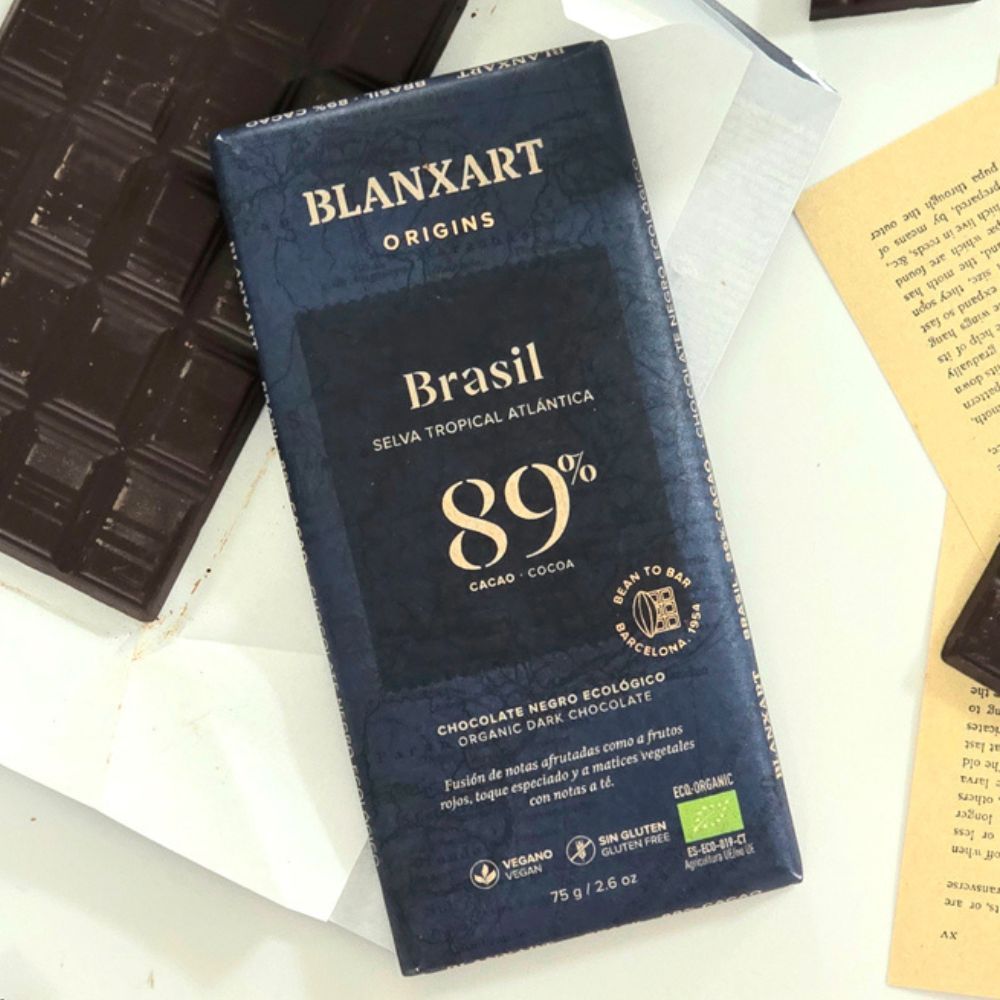 빈스몰 블랑사르트 유기농 다크초콜릿 89% 빈투바초콜릿 75g