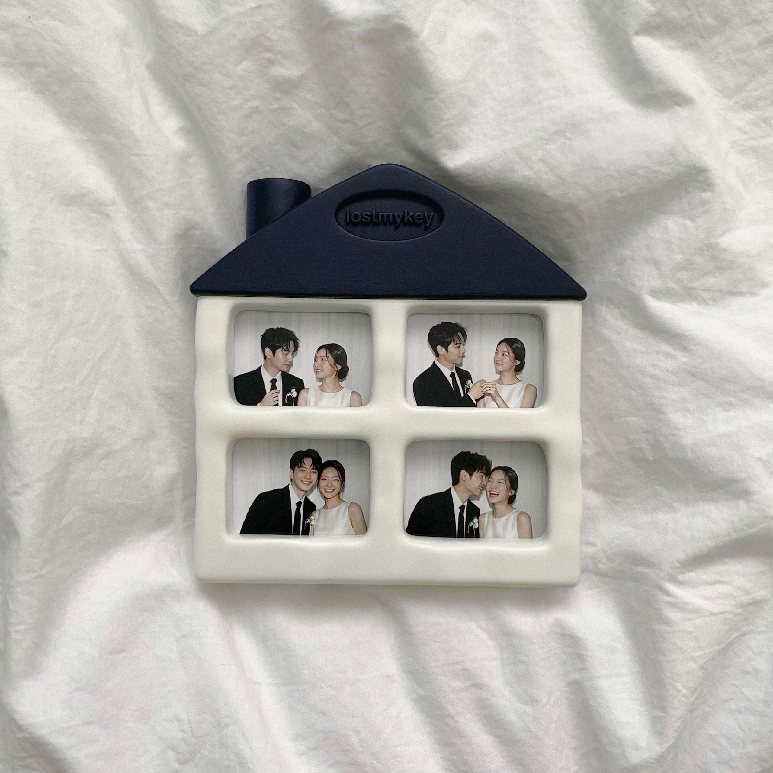 Window House 4cut Frame (Navy) 가격 비교 lostmykey Window House 4cut Frame (Navy)