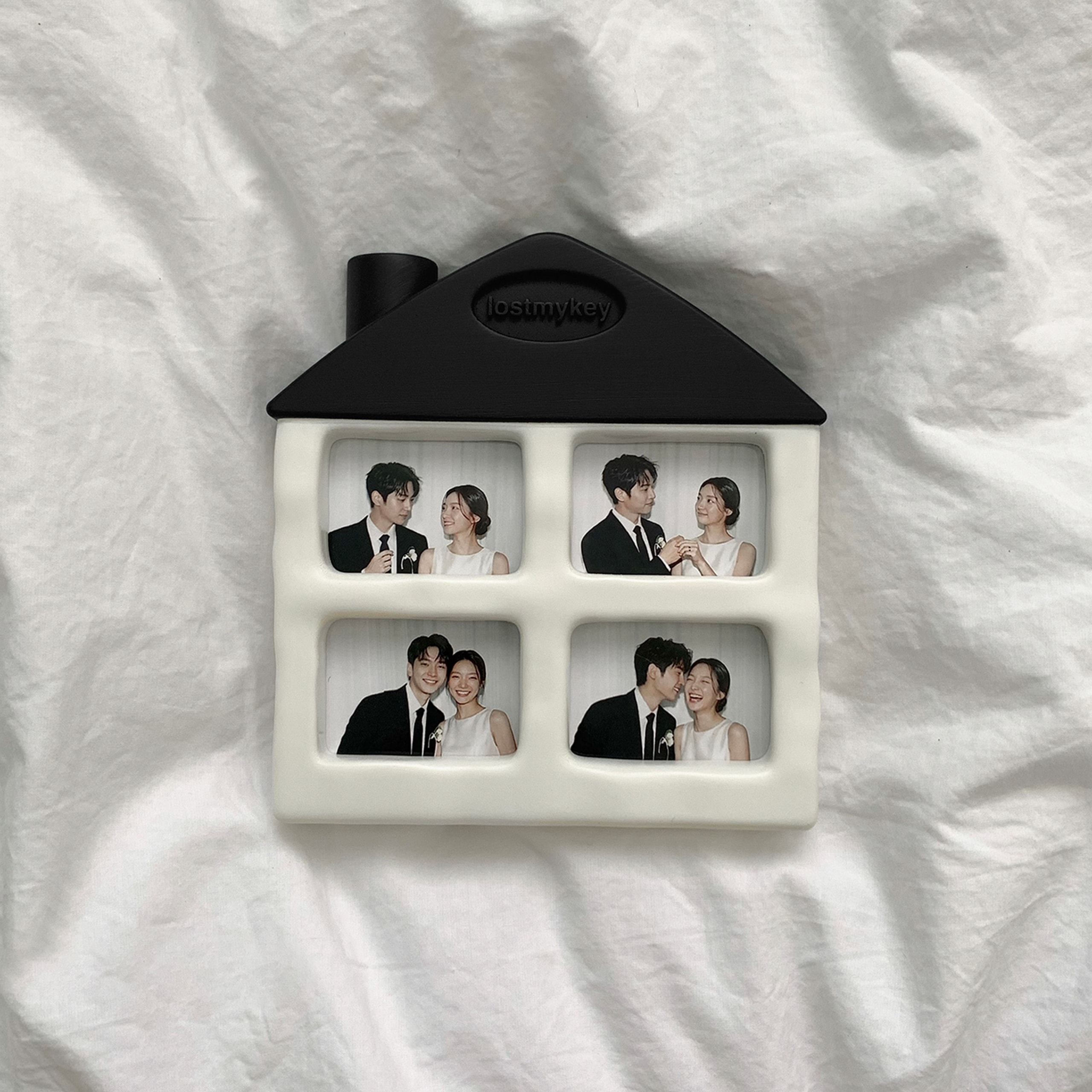 오늘의집 lostmykey Window House 4cut Frame (Black)