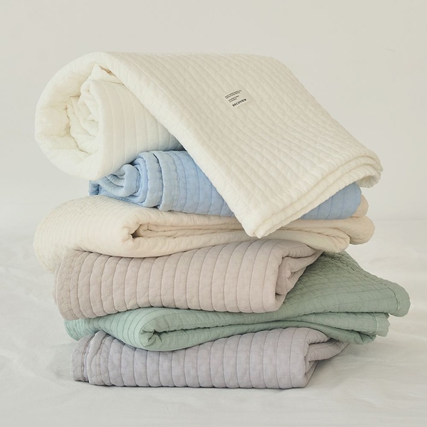 보송보송 부드러운 순면 워싱 항균솜 피그먼트 이불겸패드 3size 6colors