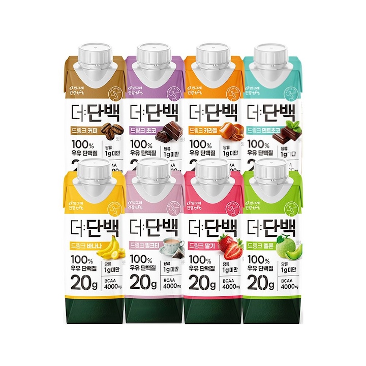 [오늘의집] 빙그레 더단백 드링크 8종 18팩+18팩 골라담기 외