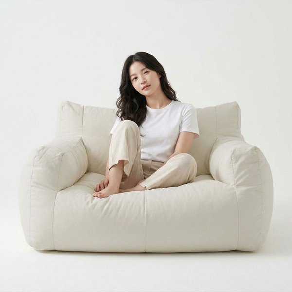 빈백 쇼파 2인용 좌식 소파 대형
