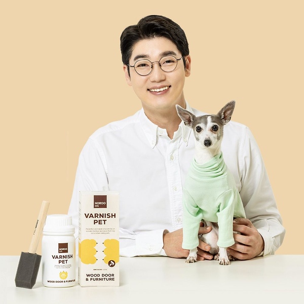 노루와 수성바니쉬 펫 반광 250ml 방문 가구 몰딩 투명 코팅제