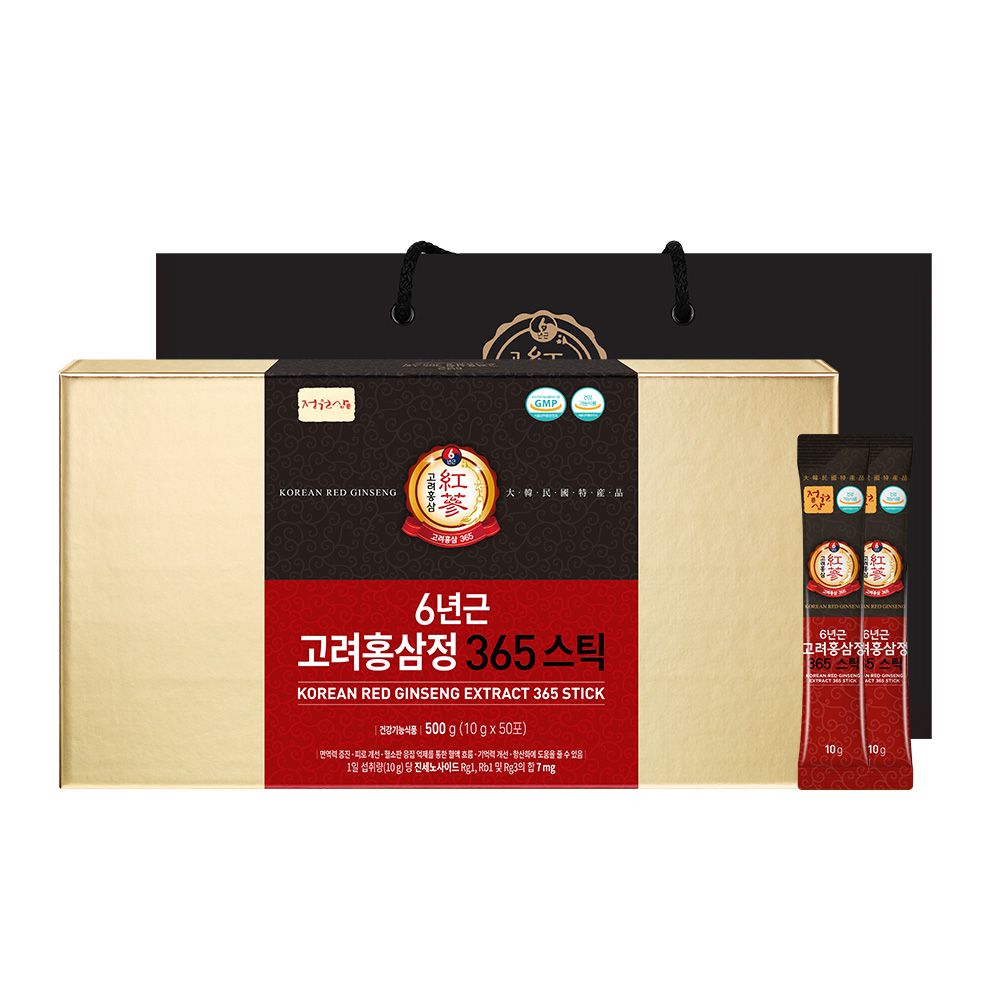 6년근 고려홍삼정 365스틱 1박스 50포 홍삼스틱 선물세트 쇼핑백 증정 가격 추이 정원삼 6년근 고려홍삼정 365스틱 1박스 50포 홍삼스틱 선물세트 쇼핑백 증정 - 최저가 42,900원