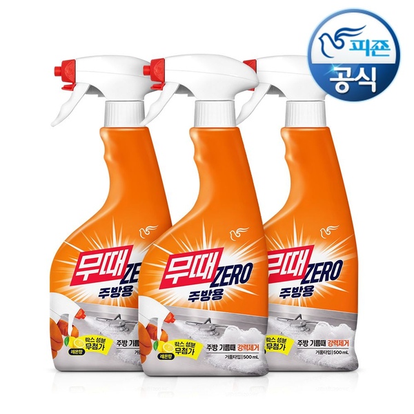무때Zero 주방용 세정제 500mlx3개