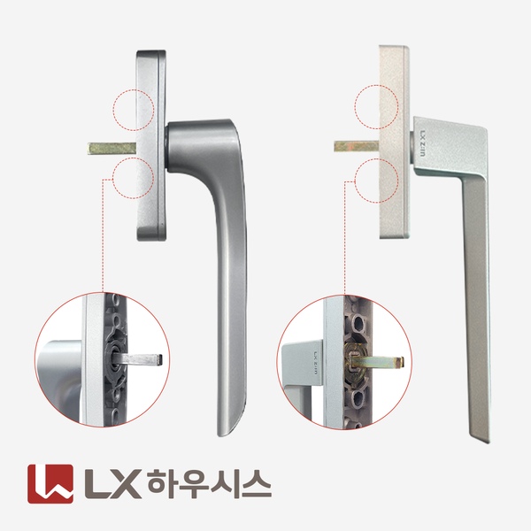 CNC 정밀가공 스쿼마 프리마 레버핸들 2종 샷시손잡이