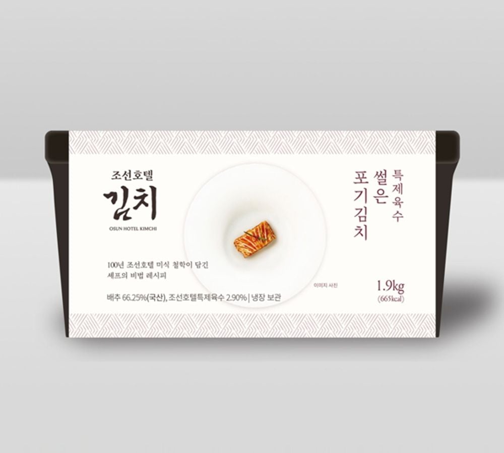 조선호텔 특제육수 썰은 포기김치 1.9kg 가격 비교 조선호텔 조선호텔 특제육수 썰은 포기김치 1.9kg