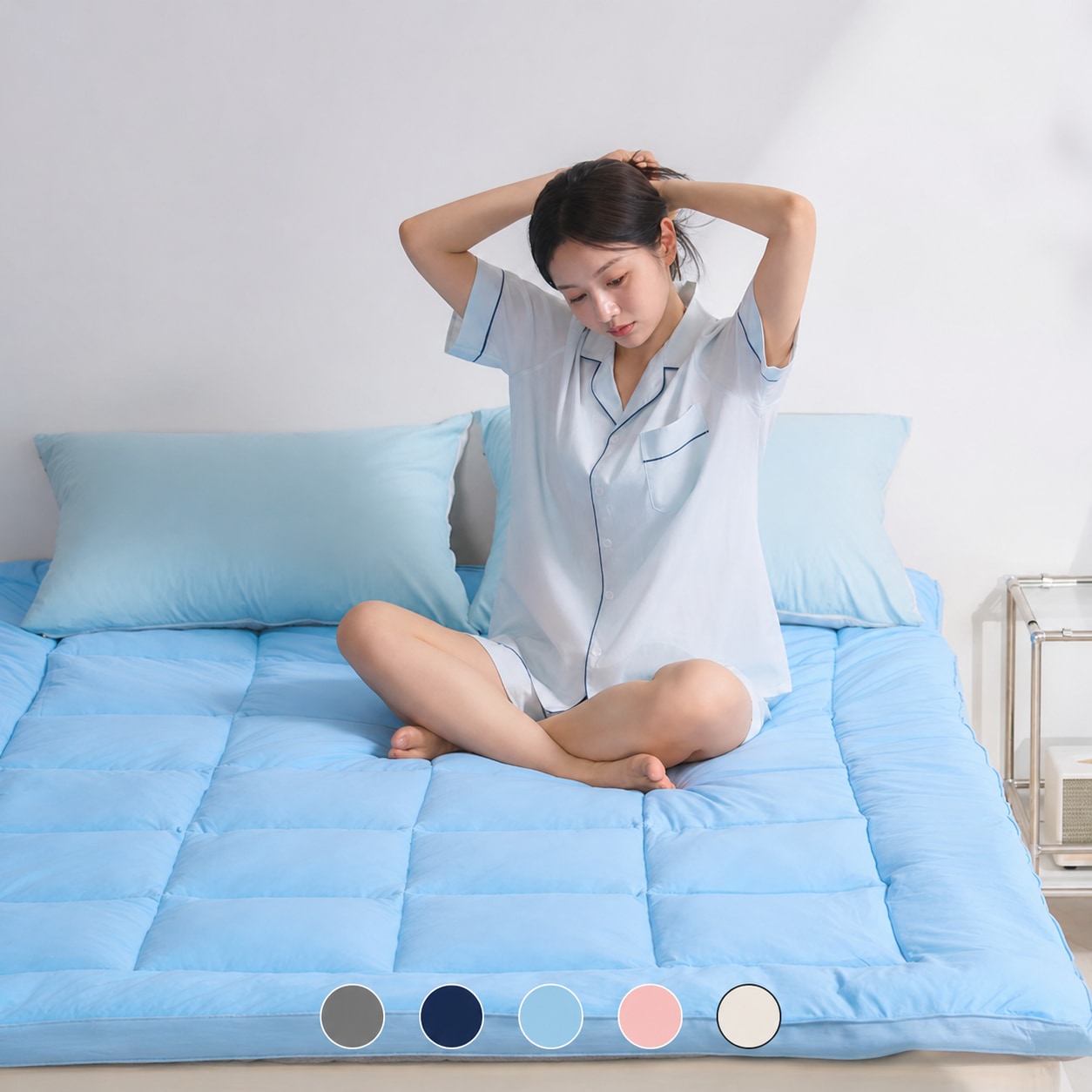 아이스모찌 쿨링 밴딩형 냉감 토퍼 패드 SS/Q 5colors 가격 추이 슬립슬러 아이스모찌 쿨링 밴딩형 냉감 토퍼 패드 SS/Q 5colors - 최저가 39,900원
