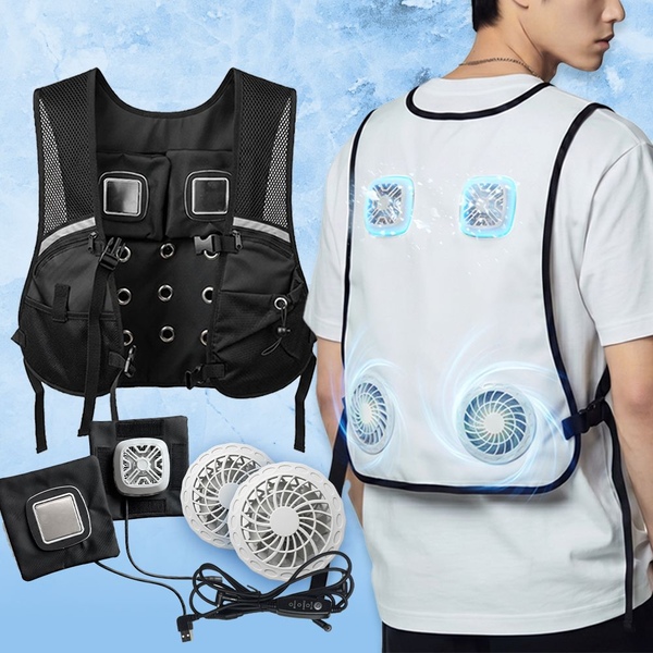 PCV01 펠티어 냉각조끼 (냉각모듈 2개 + 쿨링팬 2개)