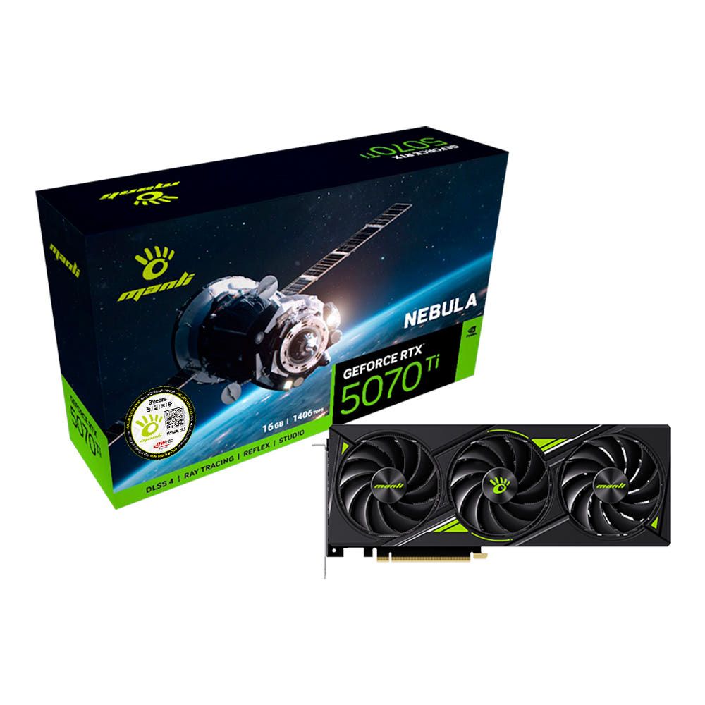 지포스 RTX 5070 Ti Nebula D7 16GB 대원씨티에스