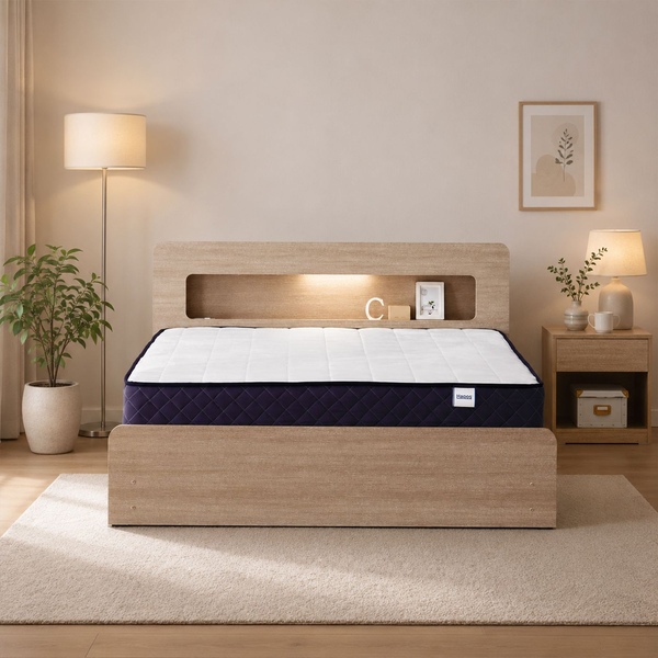 레이 E0등급 3단 멀티서랍 밝기조절 LED헤드 수납형침대 S SS D Qㅣ매트리스포함