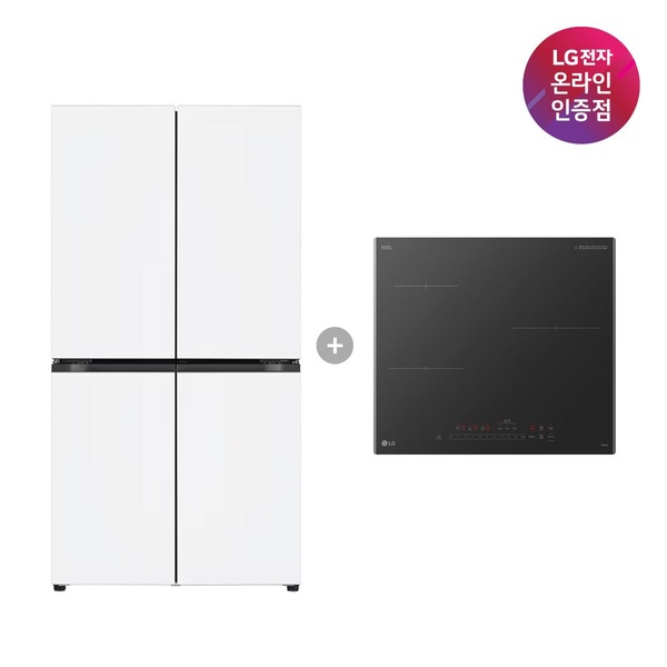 LG 오브제컬렉션 냉장고+인덕션 (T876MQQ111+BEI3ASB2OE)