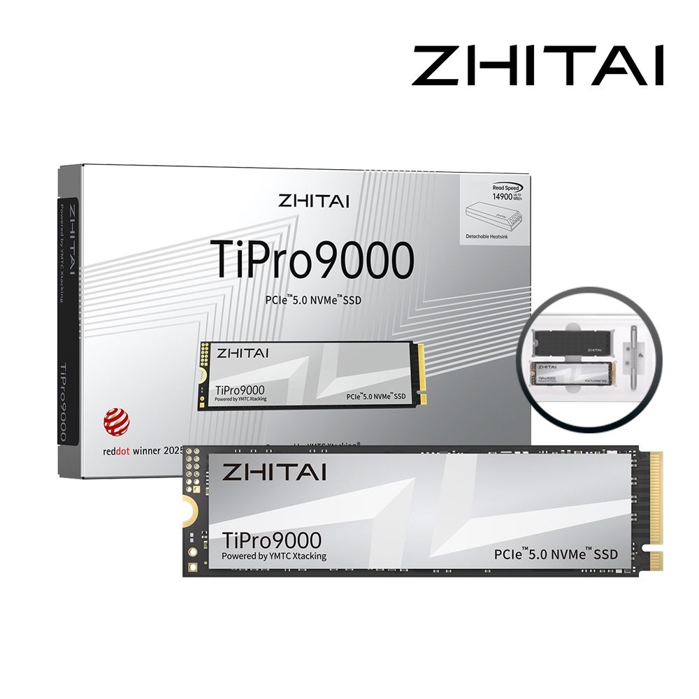 YMTC ZHITAI TiPro9000 M.2 NVMe SSD (나사킷,방열판포함)