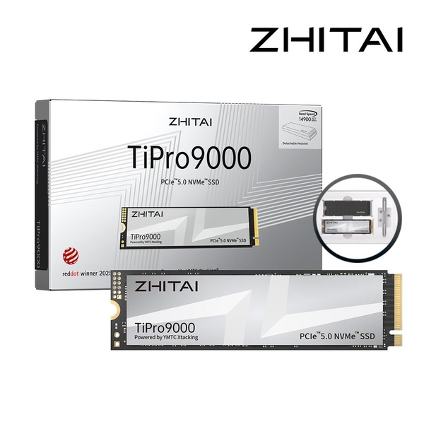 YMTC ZHITAI TiPro9000 M.2 NVMe SSD (나사킷,방열판포함)