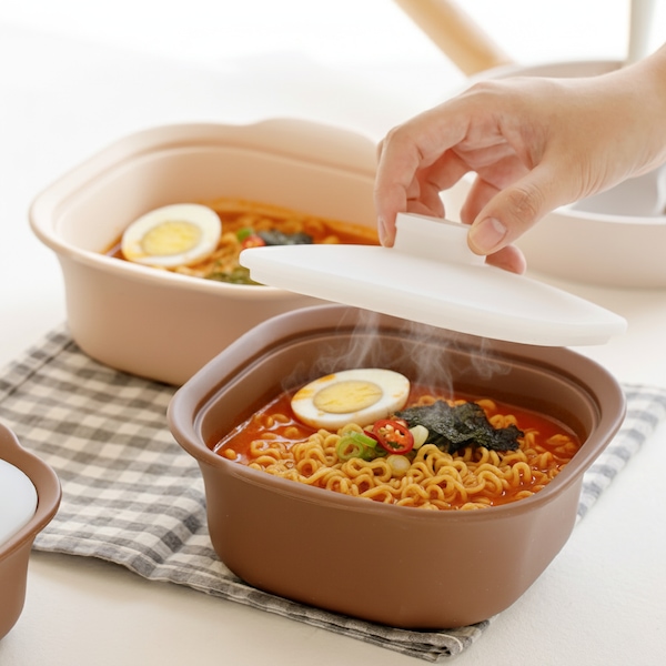 말랑 실리콘 전자렌지 전자레인지 계란찜 멀티찜기 600ml/900ml