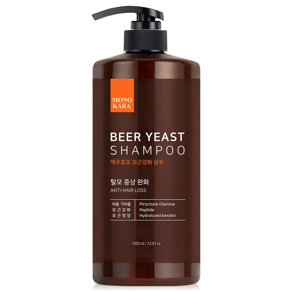 모노카라 맥주효모 대용량 샴푸 1000ml 1개