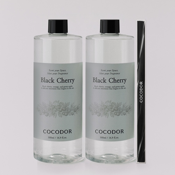 1+1 대용량 실속형 디퓨저 리필액 500ml 2개 + 리드스틱 증정
