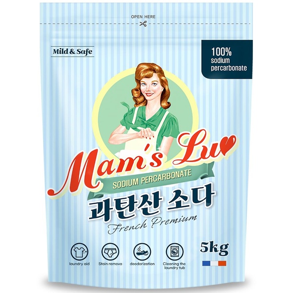 과탄산소다 파우치 5kg 프렌치 프리미엄 산소계표백제
