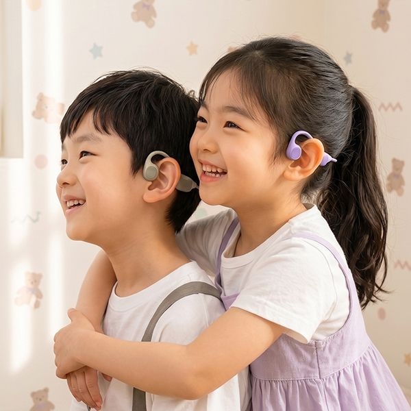 키즈 청력보호 에어골전도 블투투스 이어폰 BCK03