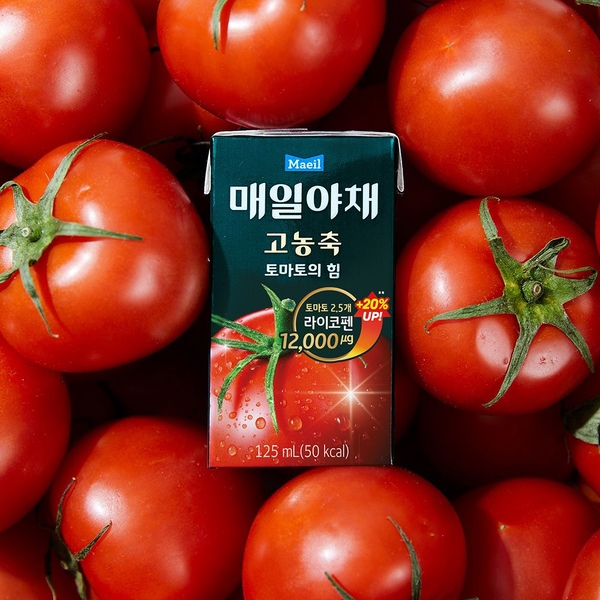 *매일야채 고농축 토마토의힘 125ml 24팩