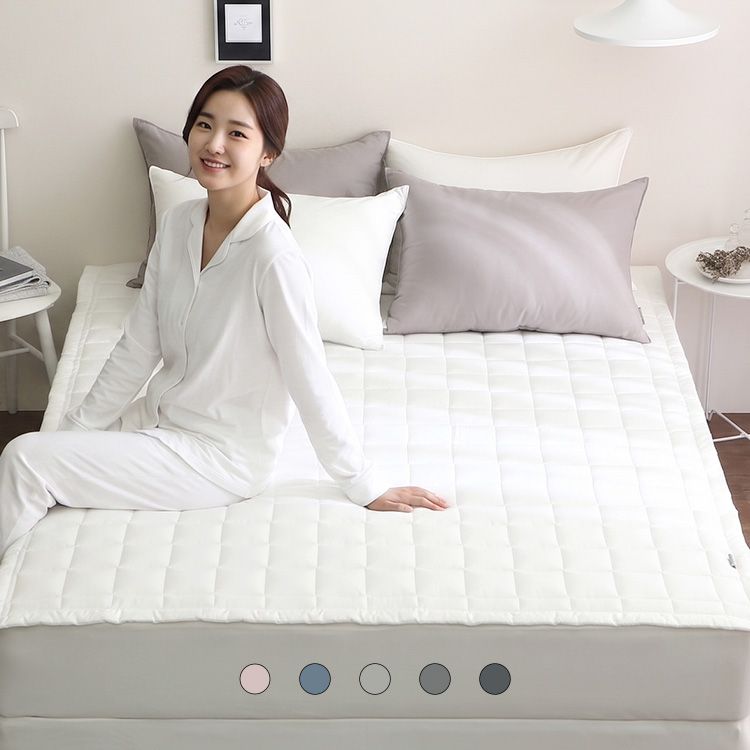 타카타카 플러스 사계절 순면 고정밴딩 침대패드 (SS/Q) 6colors