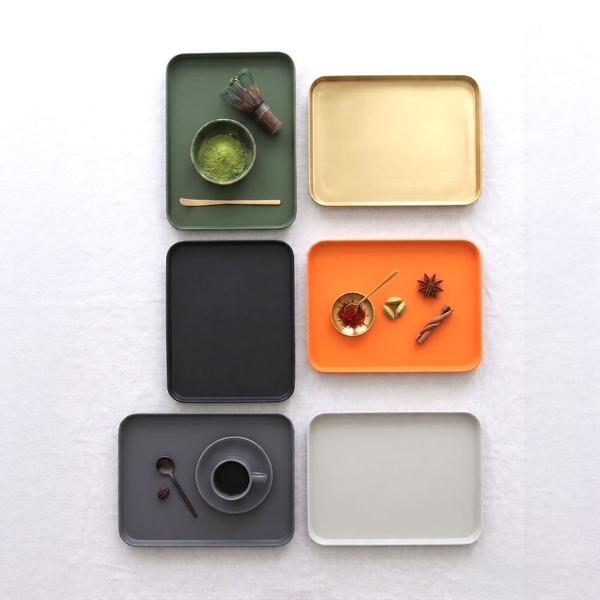 논슬립 메탈 사각트레이 2sizes 6colors