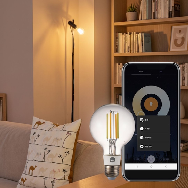 스마트 LED 필라멘트 전구 Zigbee E26 클리어