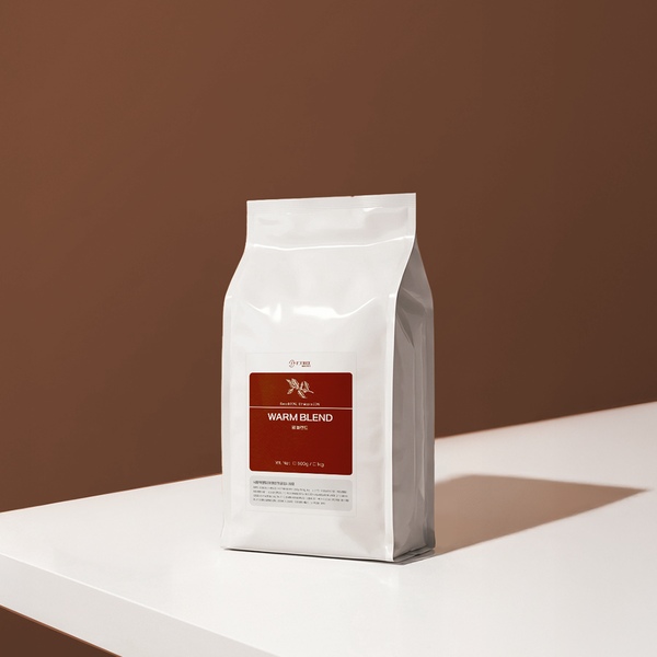 스페셜티 WARM 웜 블렌드 원두커피 500g 당일로스팅 홀빈