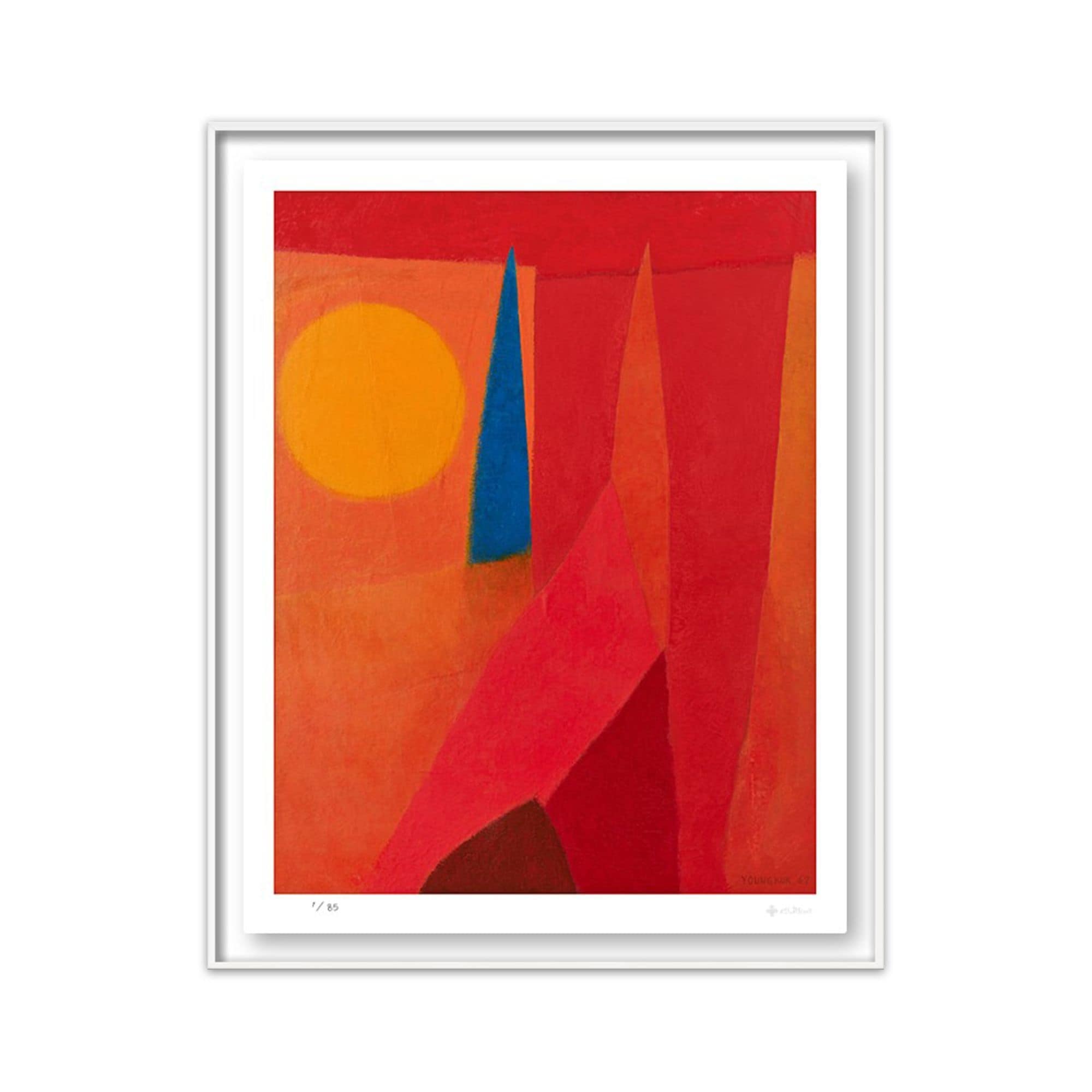 해누리(Edition of 35) / 유영국 판화 액자 가격 비교 아트앤에디션 해누리(Edition of 35) / 유영국 판화 액자
