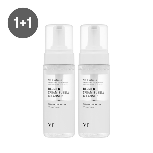 [1+1] 베리어 크림 버블 클렌저 140ml