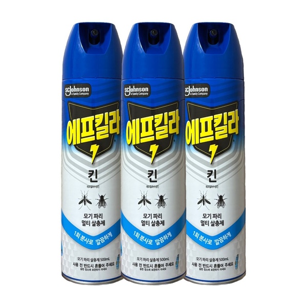 에프킬라 수성 킨 500ml x 3개
