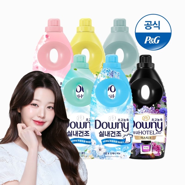 5성급 호텔컬렉션/실내건조 섬유유연제 1Lx6