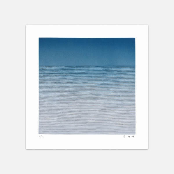 수평선 (Horizontal Line) / 안서희 판화 액자