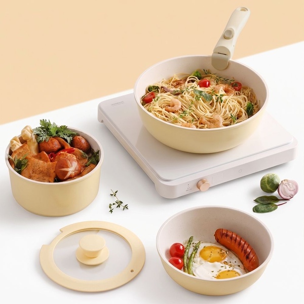 [오늘의집 단독] 무디타 IH 탈부착핸들 쿡웨어 5P 세트