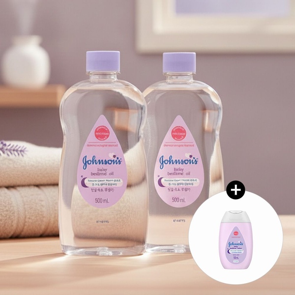 베드타임 베이비 오일 500mlx2+(증정)베드타임로션 100ml